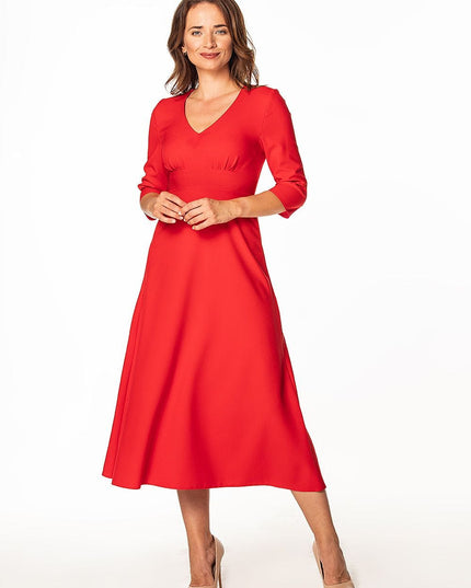 Robe maxi manches 3/4