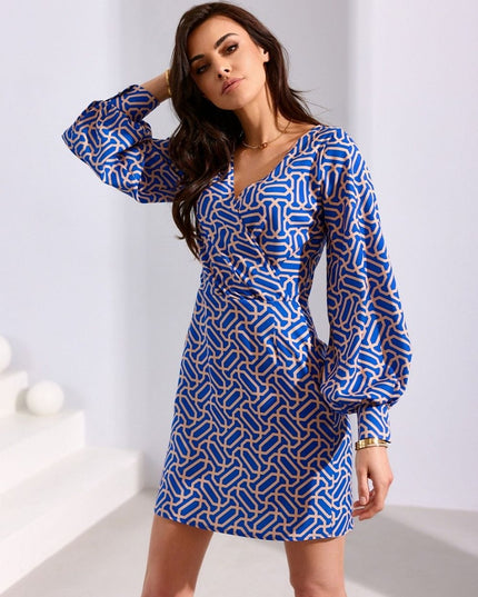 Robe fleurie manches longues buffet