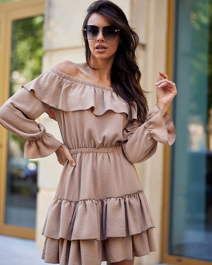 Robe espagnole mini à volants