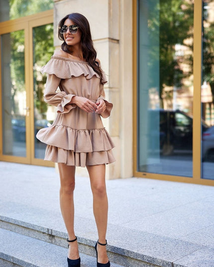 Robe espagnole mini à volants