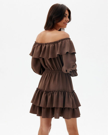 Robe espagnole mini à volants