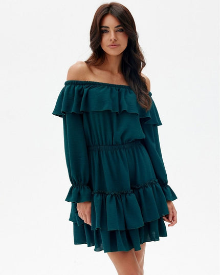 Robe espagnole mini à volants