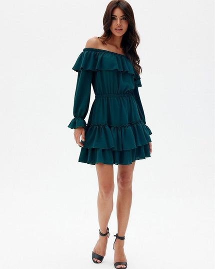 Robe espagnole mini à volants