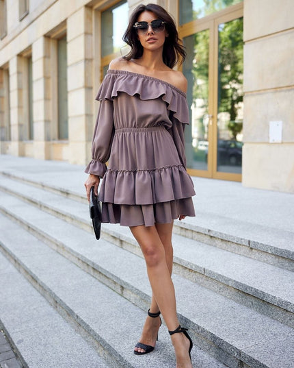 Robe espagnole mini à volants