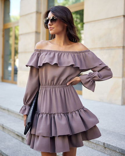 Robe espagnole mini à volants