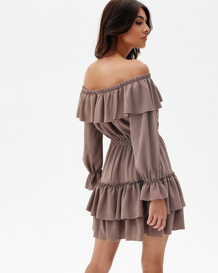 Robe espagnole mini à volants