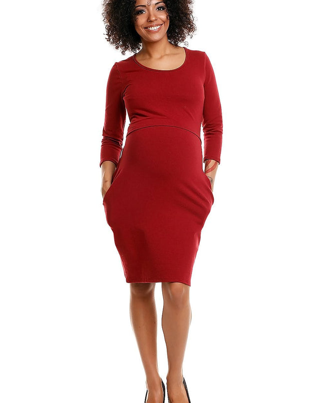 Robe de maternité en coton