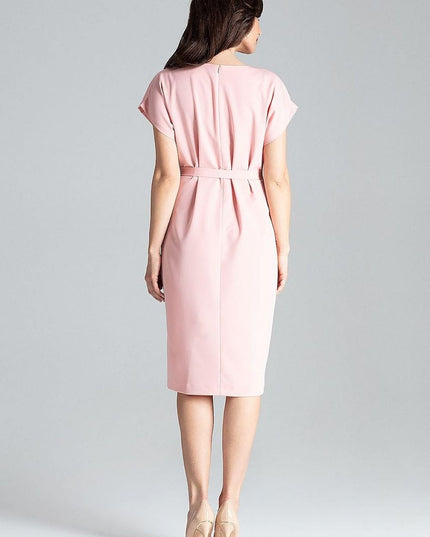 Robe rose manches kimono