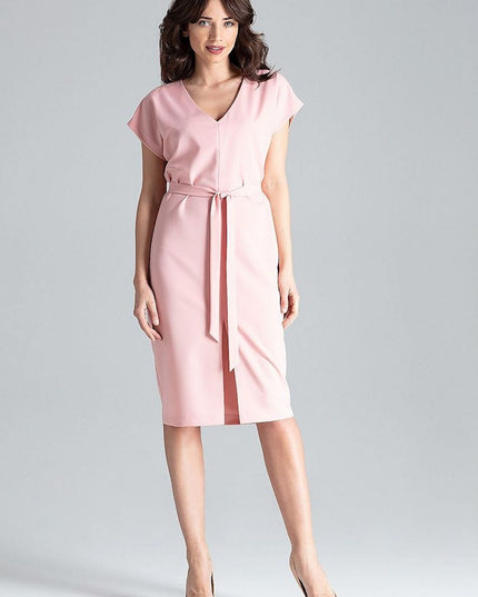 Robe rose manches kimono