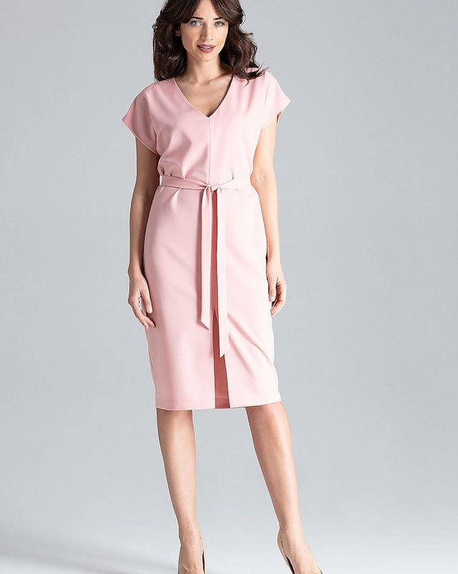 Robe rose manches kimono