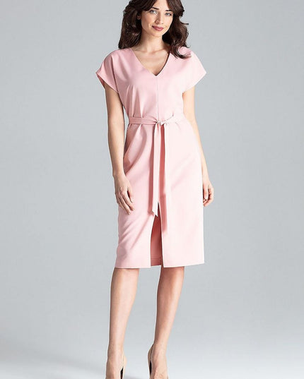 Robe rose manches kimono