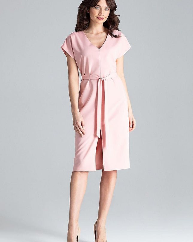 Robe rose manches kimono