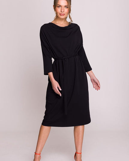 Robe oversize élégante gris clair