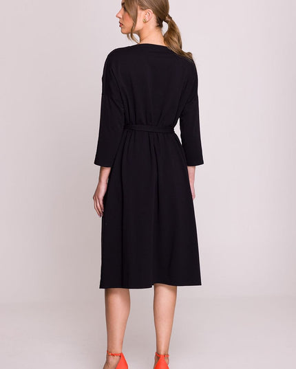 Robe oversize élégante gris clair