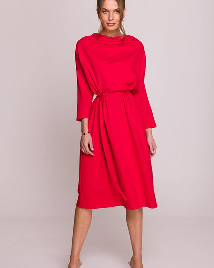 Robe oversize élégante gris clair