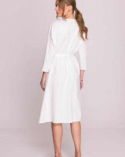 Robe oversize élégante gris clair