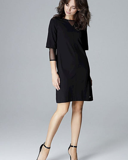 Robe droite blanche élégante