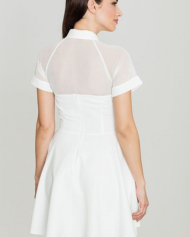 Robe élégante avec haut transparent