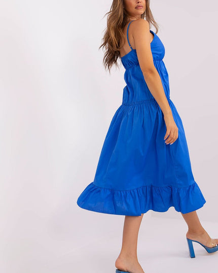 Robe d'été fluide bleue