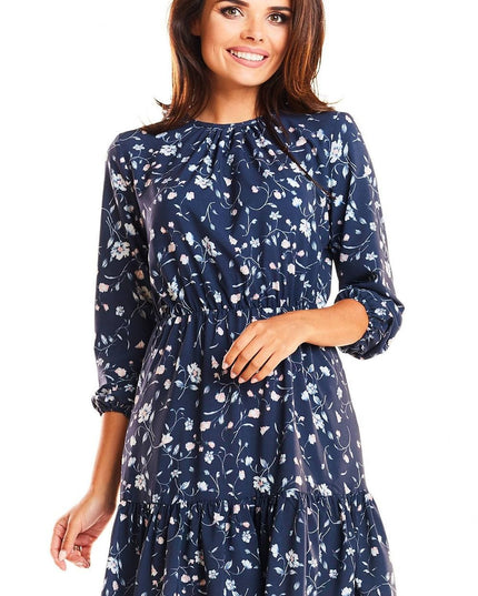 Robe élégante à motifs floraux