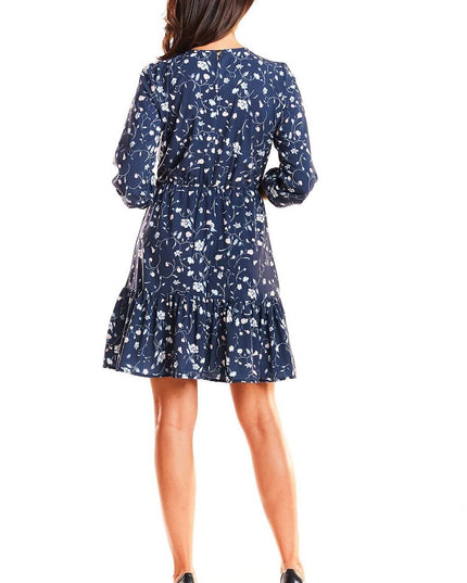 Robe élégante à motifs floraux