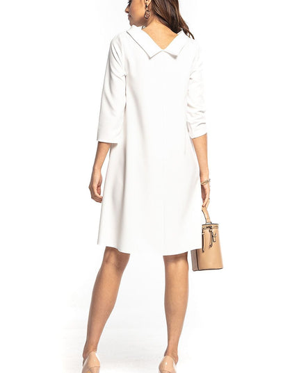 Robe midi trapèze élégante