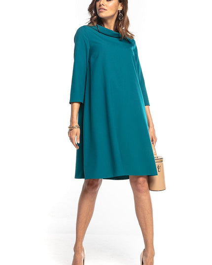 Robe midi trapèze élégante