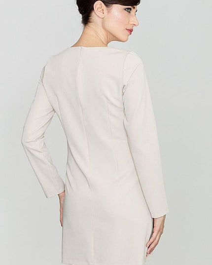 Robe droite manches longues