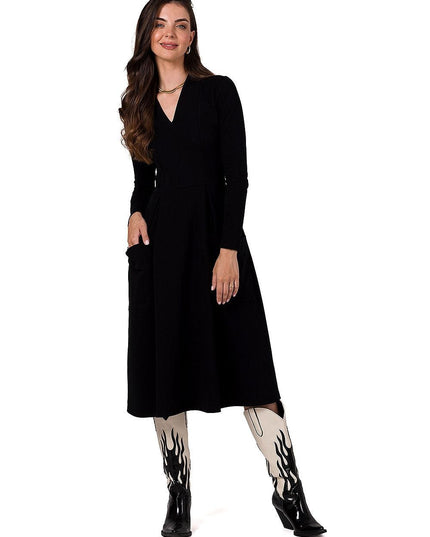 Robe élégante en coton avec poches