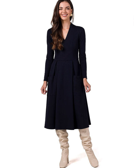 Robe élégante en coton avec poches