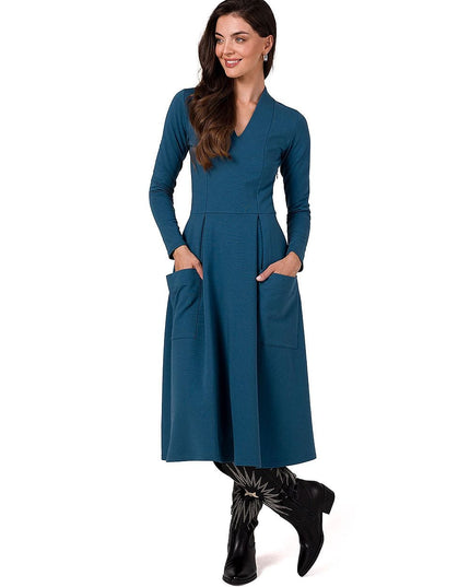 Robe élégante en coton avec poches