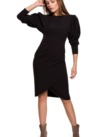 Robe élégante manches buffet