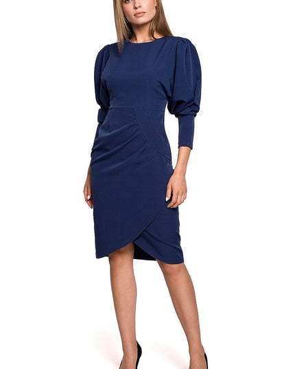 Robe élégante manches buffet