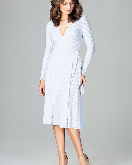 Robe élégante ample à manches longues