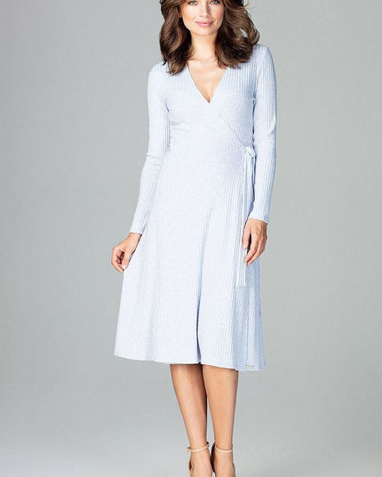 Robe élégante ample à manches longues