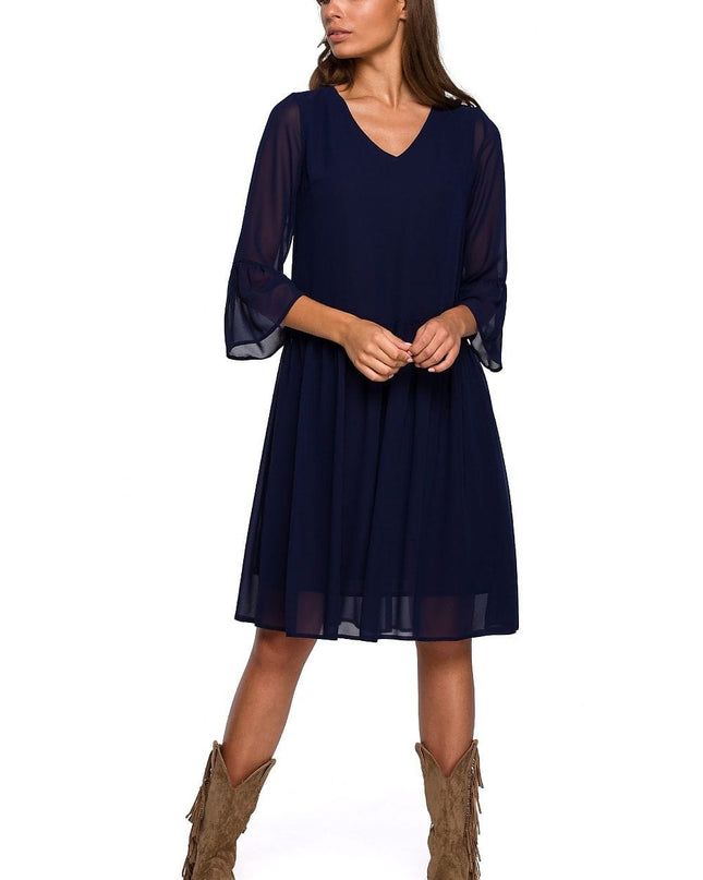 Robe fluide en mousseline