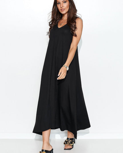 Robe longue sans manches élégante