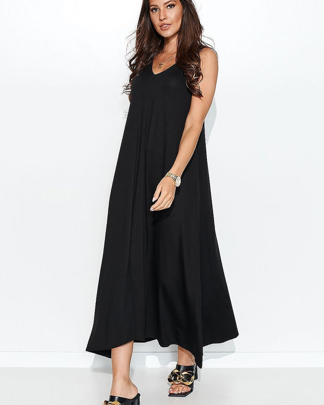 Robe longue sans manches élégante