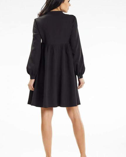 Robe mini col montant