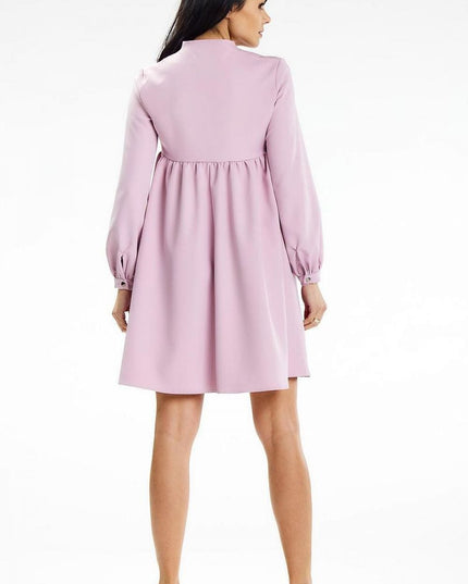 Robe mini col montant