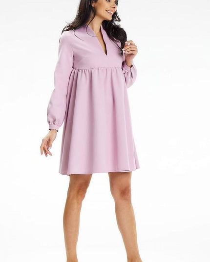 Robe mini col montant