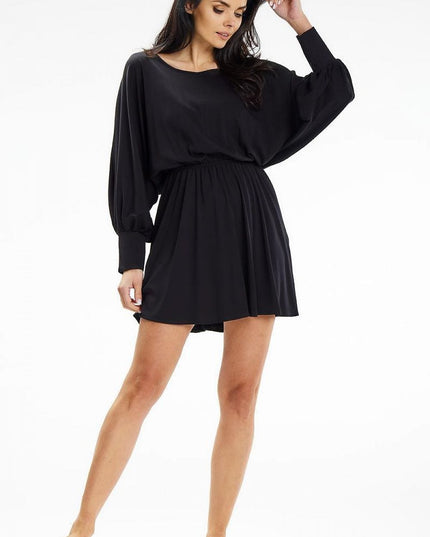 Mini robe kimono avec ceinture