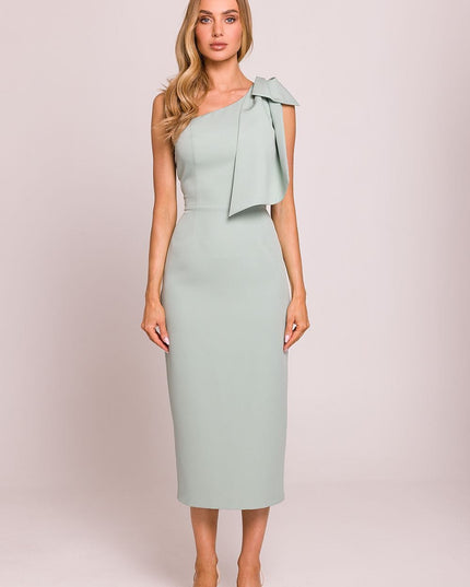 Robe midi asymétrique chic