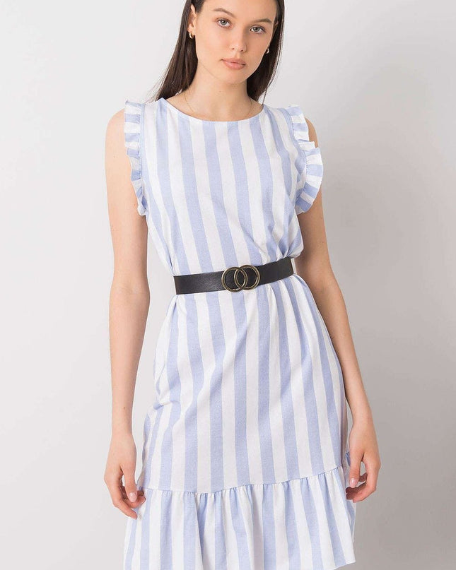Robe rayée sans manches