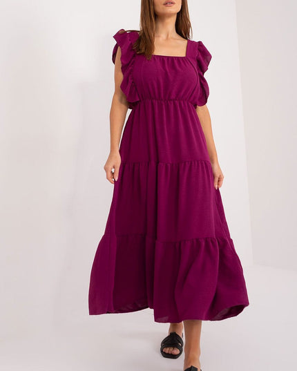 Robe longue ample sans manches