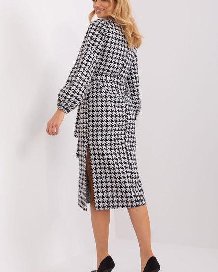 Robe droite à manches longues