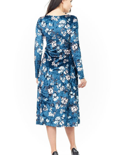 Robe droite à manches longues