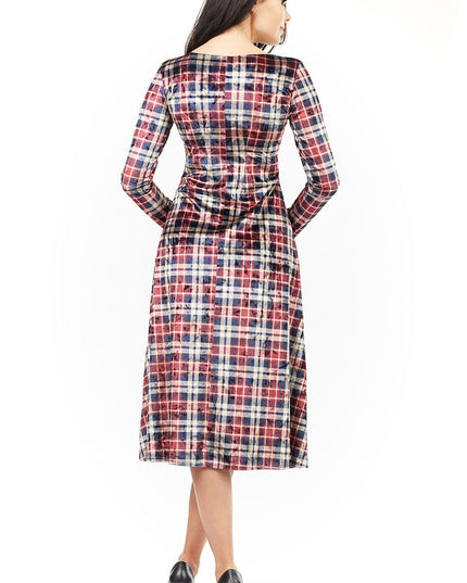 Robe droite à manches longues