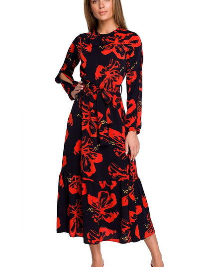 Robe maxi imprimé floral