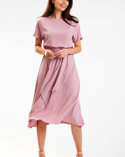 Robe midi coupe kimono